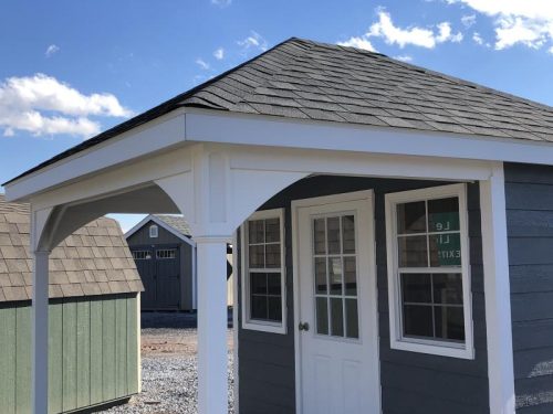 10′ X 12′ HIP ROOF STORAGE SHED